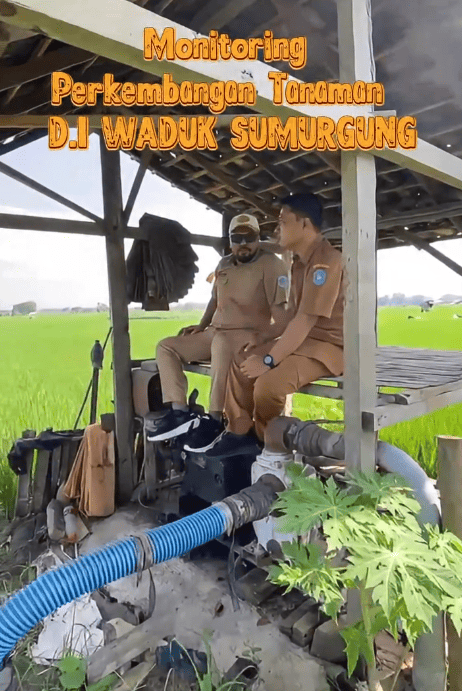 Foto: Monitoring Perkembangan Tanaman Waduk Sumurgung