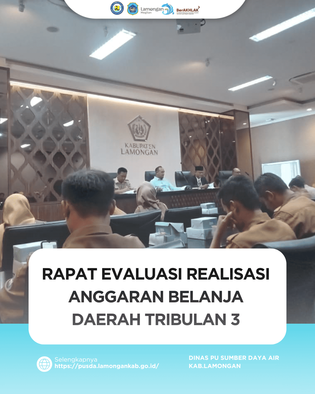 Foto: Rapat evaluasi realisasi anggaran belanja daerah tribulan 3