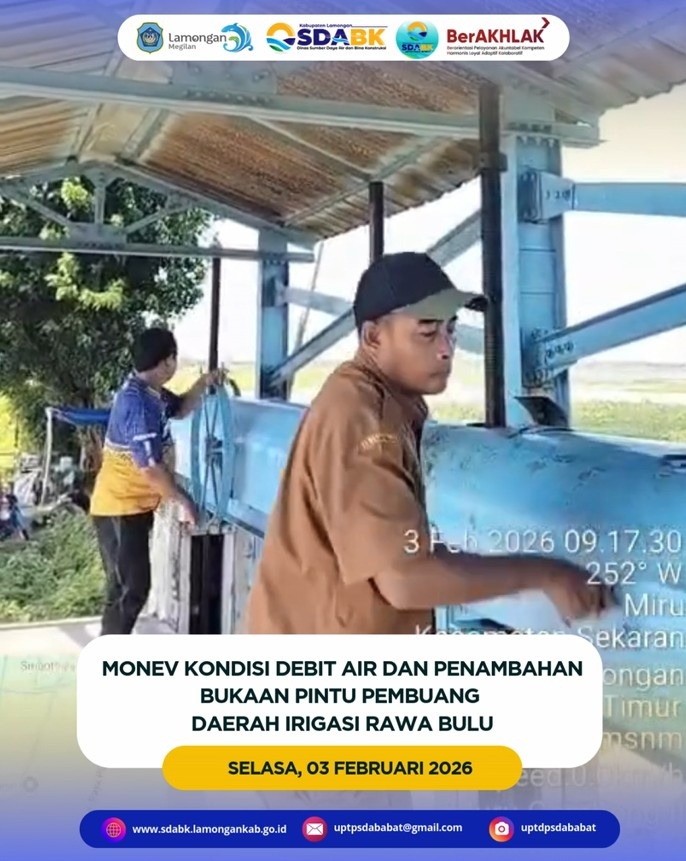 Foto: Monev wilayah kerja Daerah Irigasi Rawa Bulu