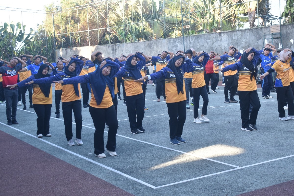 Foto: Semangat Sehat, Kinerja Meningkat: SDABK Lamongan Gelar Senam Bersama