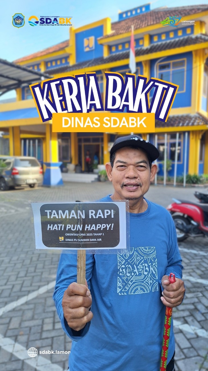 Foto: Kerja Bakti Dinas Sumber Daya Air dan Bina Konstruksi