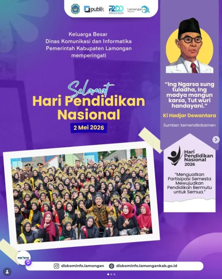 Foto: Selamat Hari Pendidikan Nasional 2026.