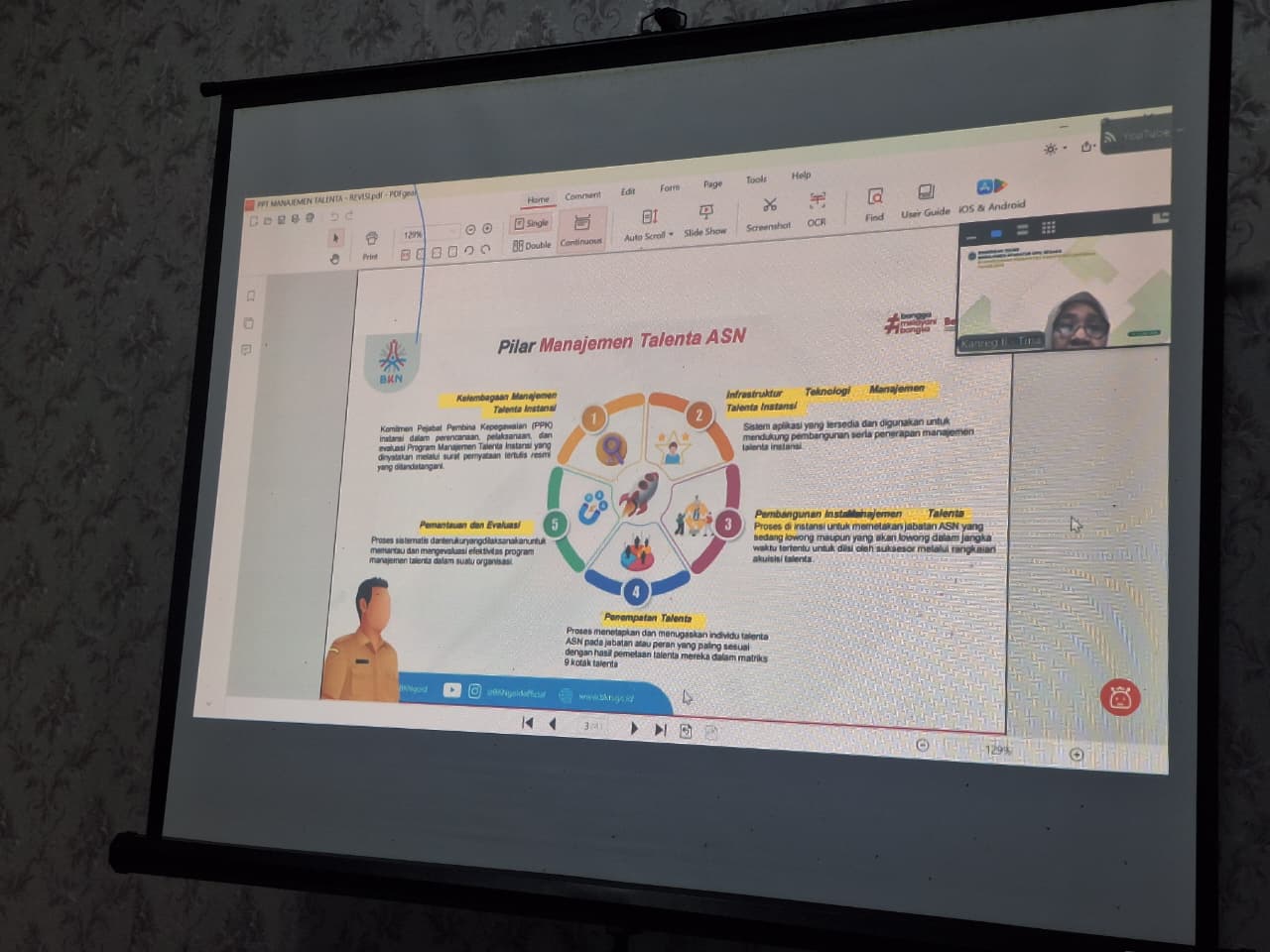 Foto: Penguatan Kompetensi ASN, SDABK Lamongan Ikuti Sosialisasi Manajemen Talenta Bersama BKPSDM dan Kanreg II BKN