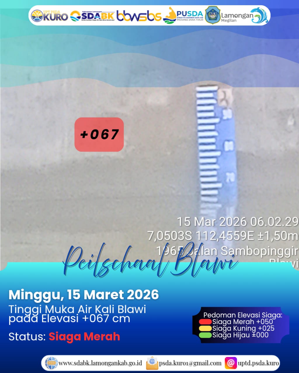 Foto: Peilschaal Blawi