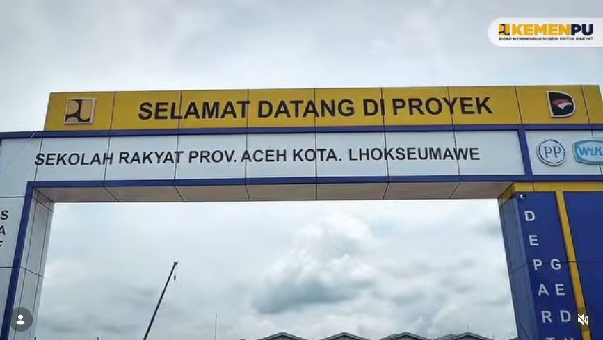 Foto: Pembangunan Sekolah Rakyat Tahap II di Lhokseumawe