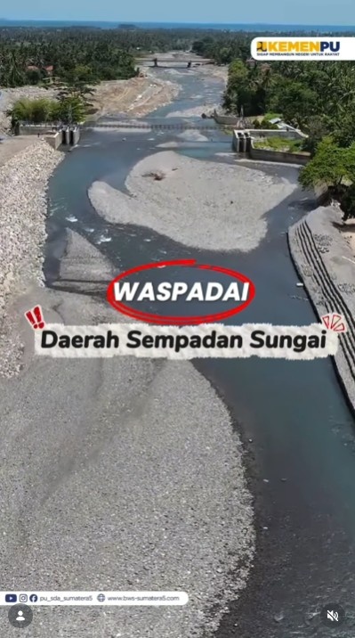 Foto: Waspada Daerah Sempadan Sungai