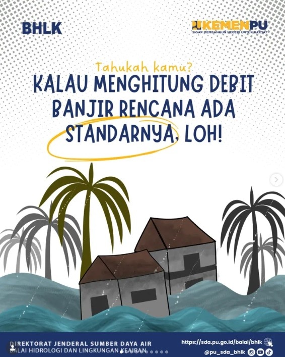 Foto: Standar Menghitung Debit Banjir