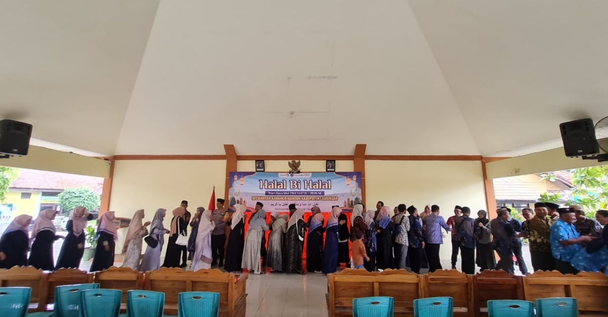 Foto: Penguatan Hubungan Antar Instansi, Halal Bihalal Forkopimcam Karangbinangun Jadi Momentum Kolaborasi