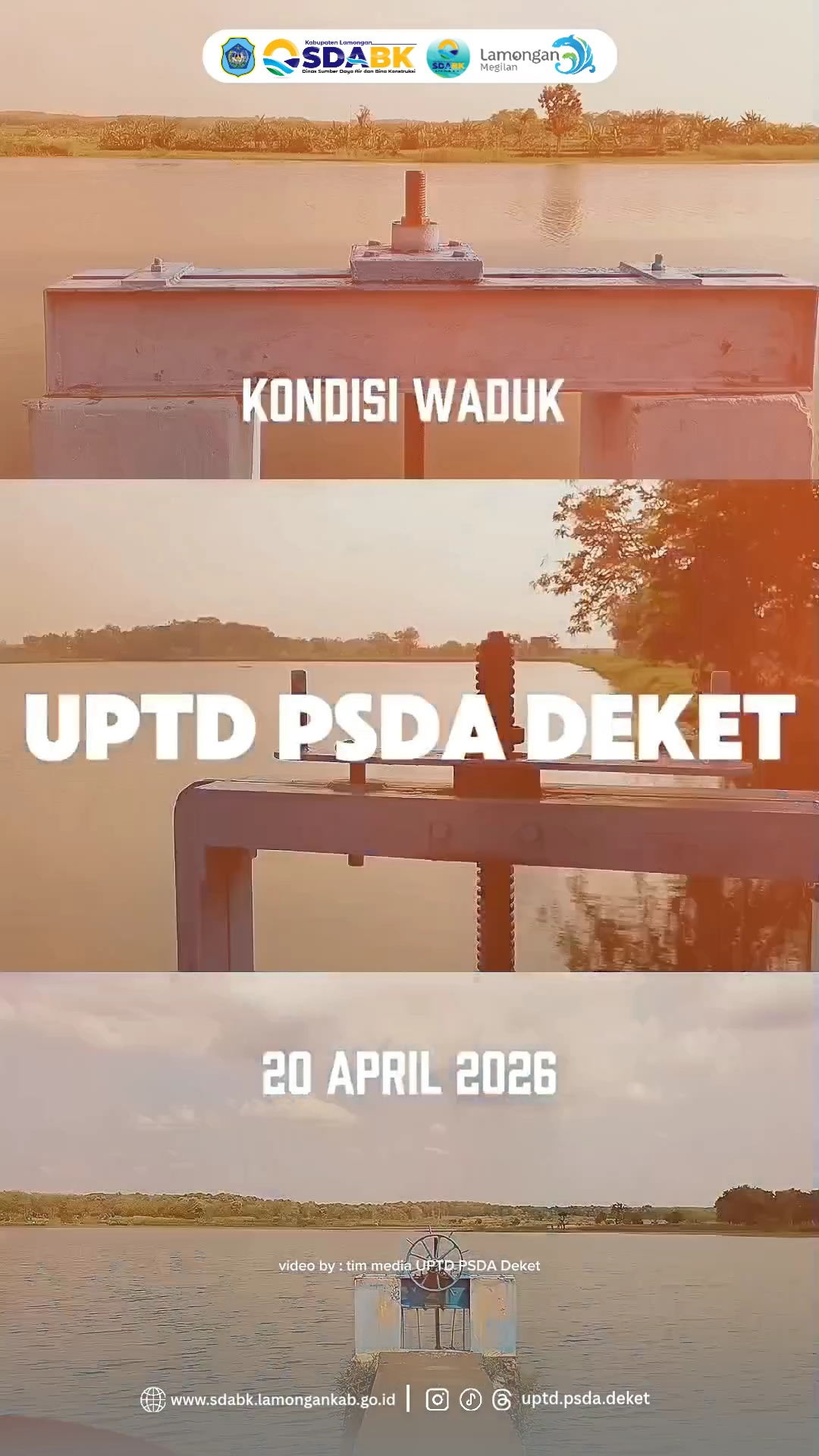 Peilschaal Waduk German, Waduk Karangasem dan Waduk Caling dalam Lingkup Wilayah UPTD PSDA Deket