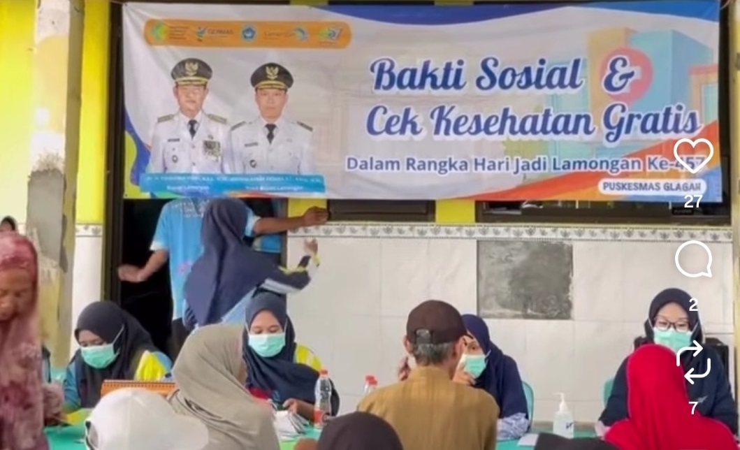 BHAKTI SOSIAL CEK KESEHATAN DAN PENGOBATAN GRATIS DALAM RANGKA HJL KE 457