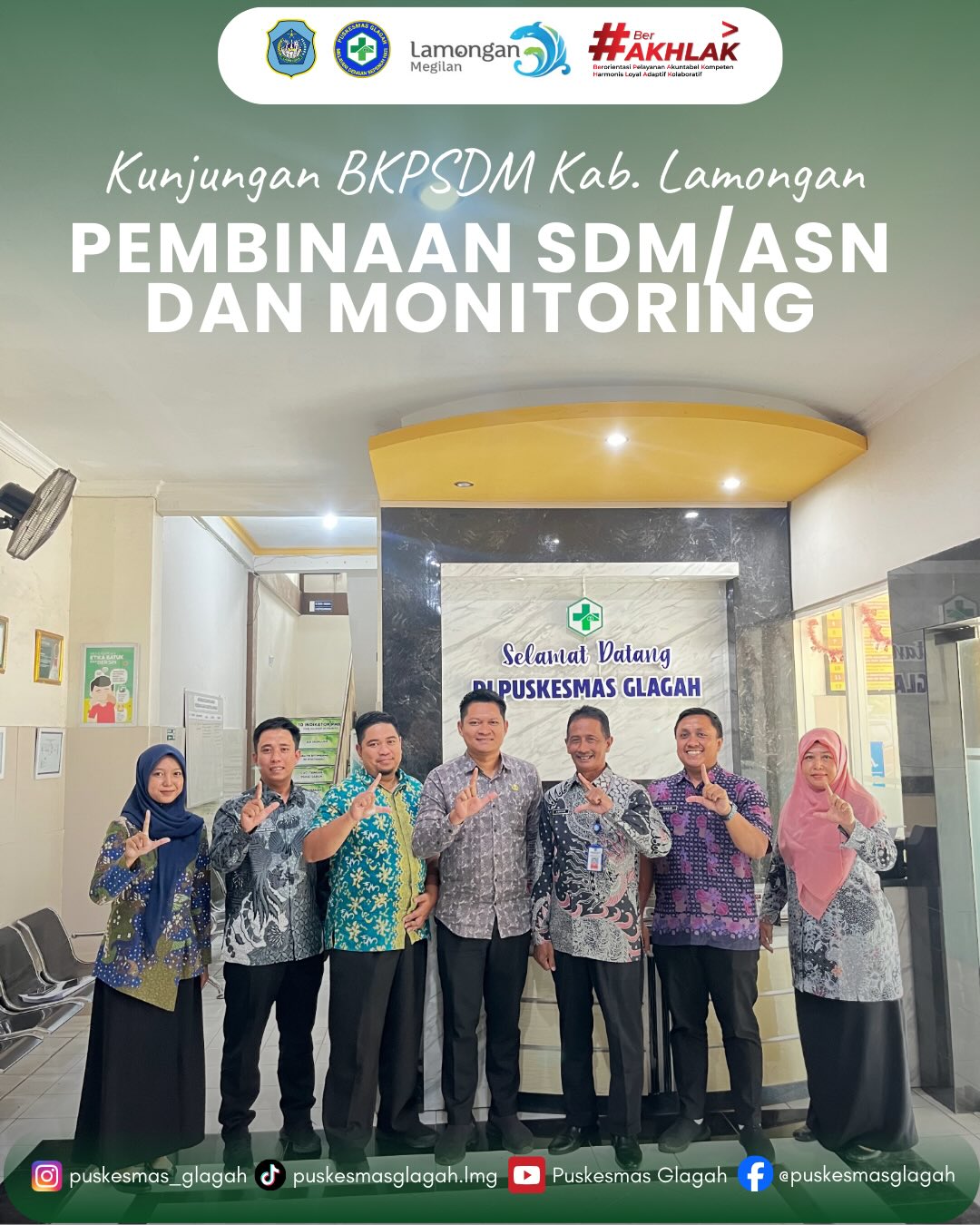 Foto: MONITORING DAN PEMBINAAN PEGAWAI OLEH BKPSDM KAB. LAMONGAN