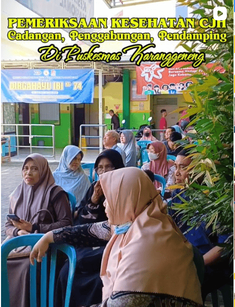 Foto: PEMERIKSAAN CALON JAMA'AH HAJI TAHUN 2026 DI PUSKESMAS KARANGGENENG