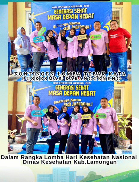 Foto: LOMBA TEBAK KATA DALAM RANGKA HKN KE 61 TH DI DINKES LAMONGAN