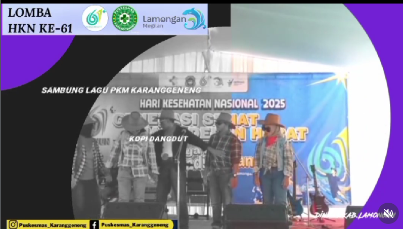 Foto: LOMBA SAMBUNG LAGU DALAM RANGKA PERINGATAN HKN KE 6 1TH DI DINKES LAMONGAN