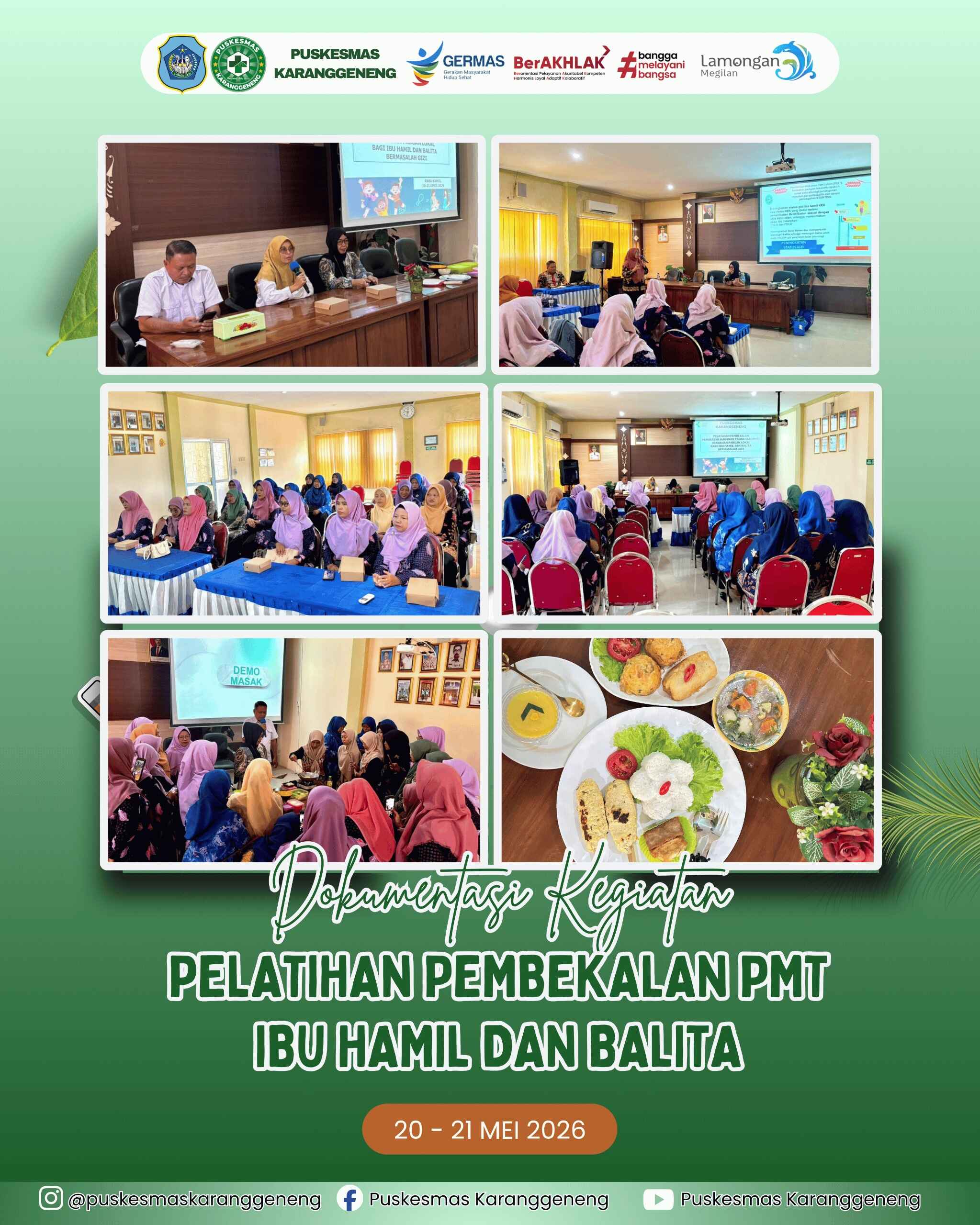Foto: PELATIHAN DAN PEMBEKALAN PMT IBU HAMIL DAN BALITA OLEH AHLI GIZI