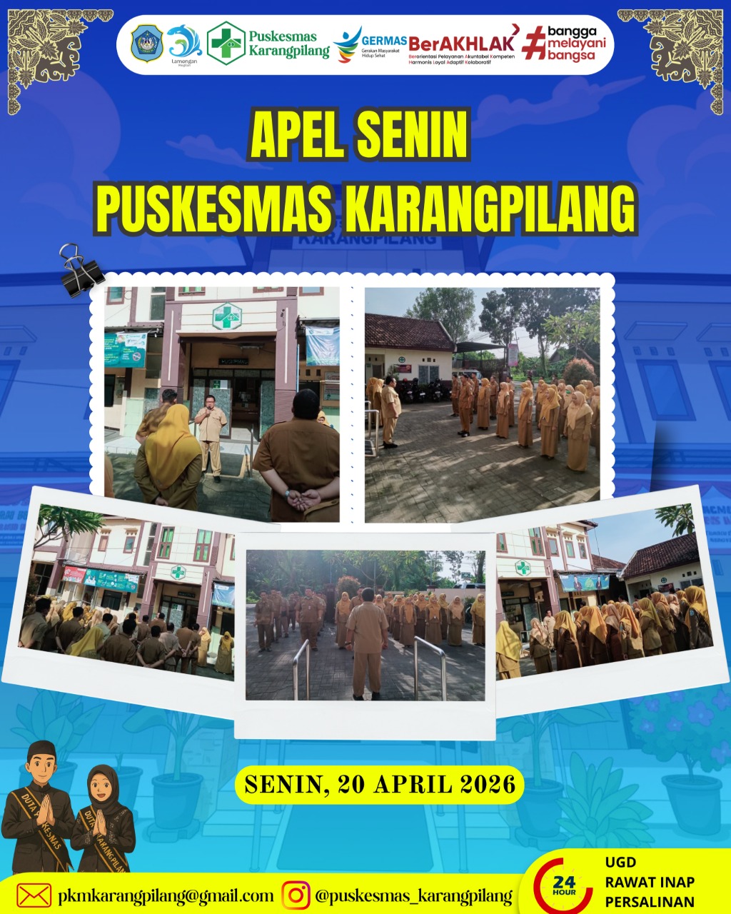 Foto: APEL PAGI PUSKEMSAS KARANGPILANG