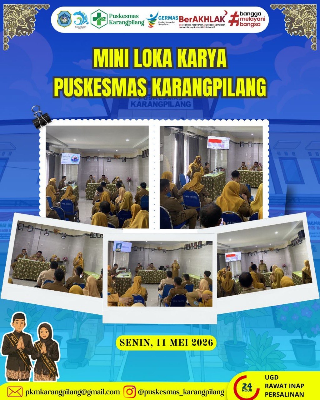 Foto: Mini Lokakarya Puskesmas Karangpilang