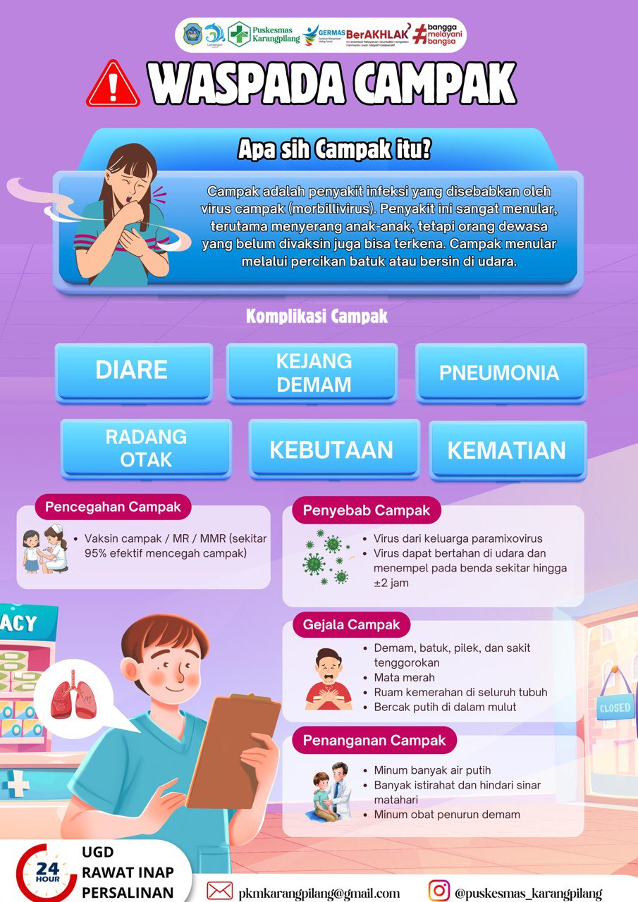 Foto: Waspada Campak: Kenali Gejala dan Cegah Sejak Dini