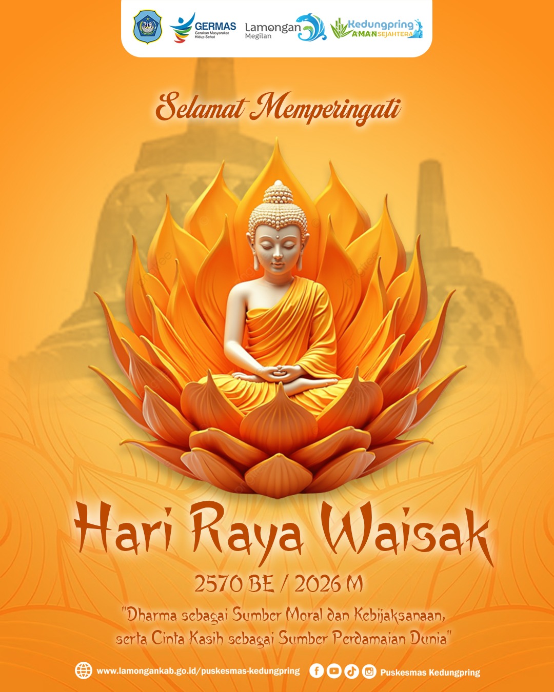 Foto: SELAMAT HARI RAYA WAISAK 2570 BE / 2026