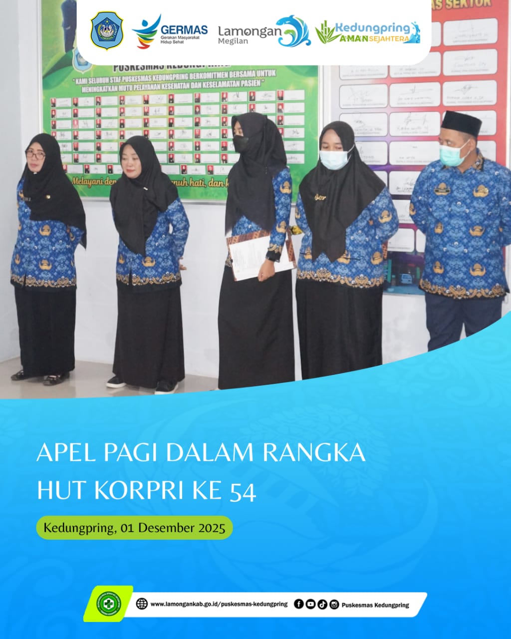 Foto: APEL PERINGATAN HARI KORPRI KE 54