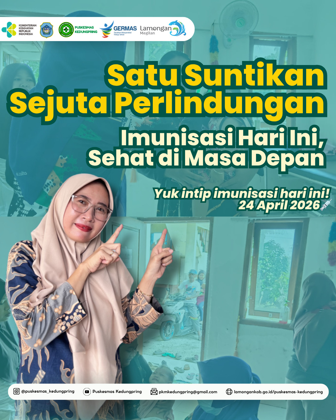 Foto: KEGIATAN IMUNISASI DI DESA KANDANGREJO (24/04/2026).