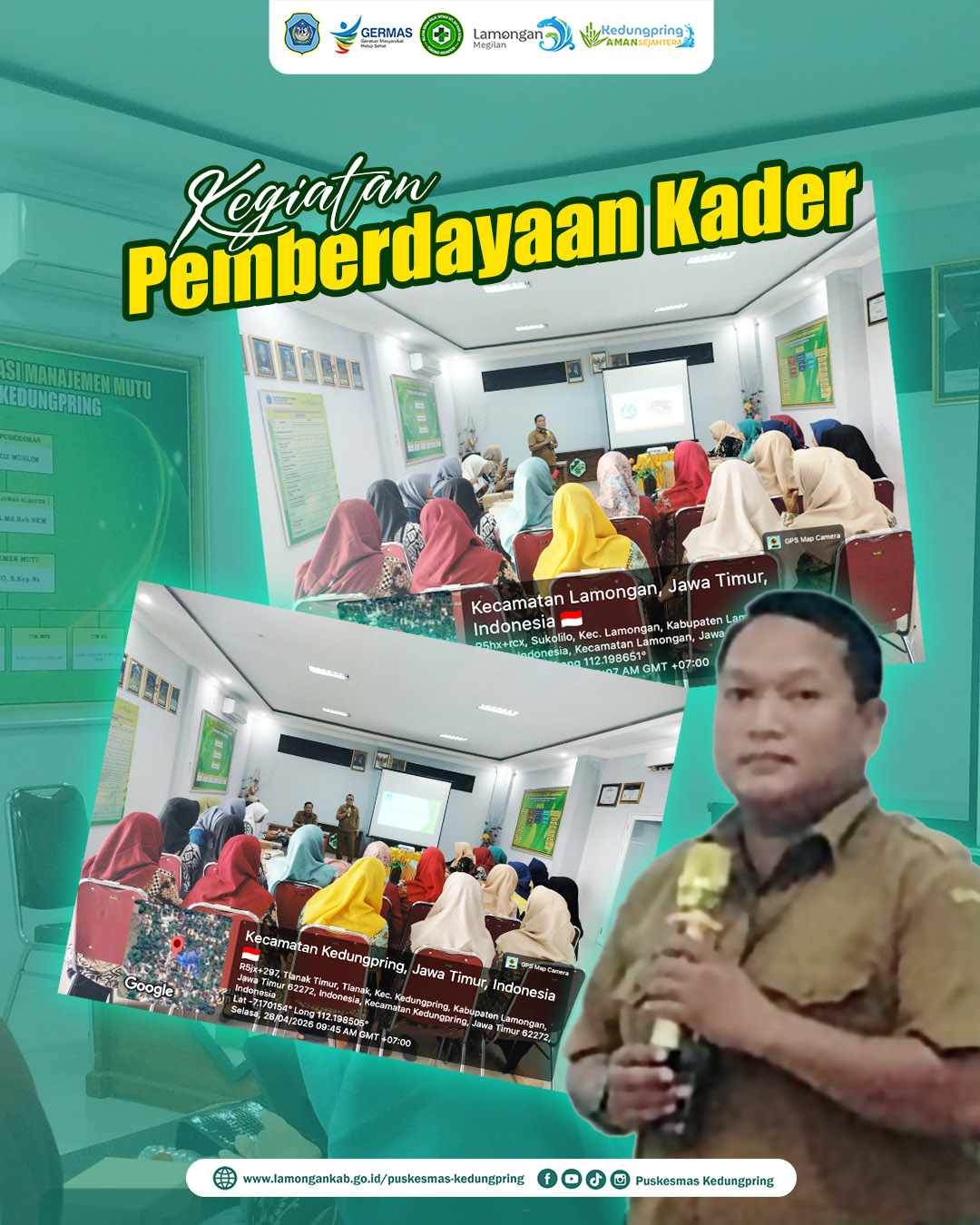 Foto: GIAT PEMBERDAYAAN KADER PUSKESMAS KEDUNGPRING