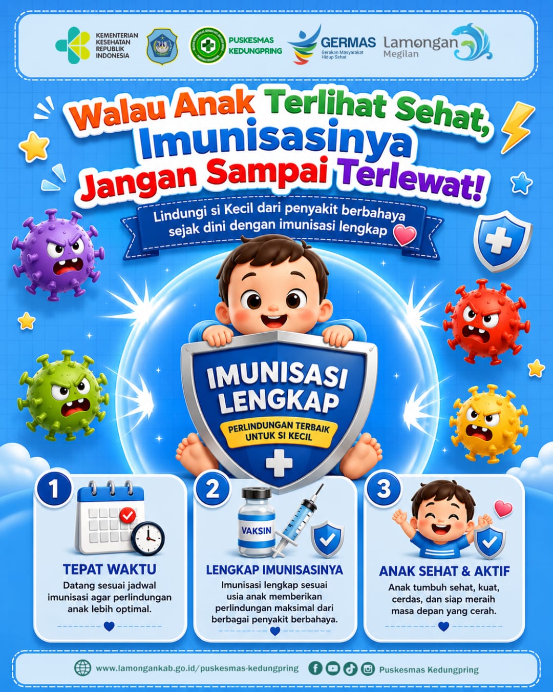 Foto: AYO LENGKAPI IMUNISASI