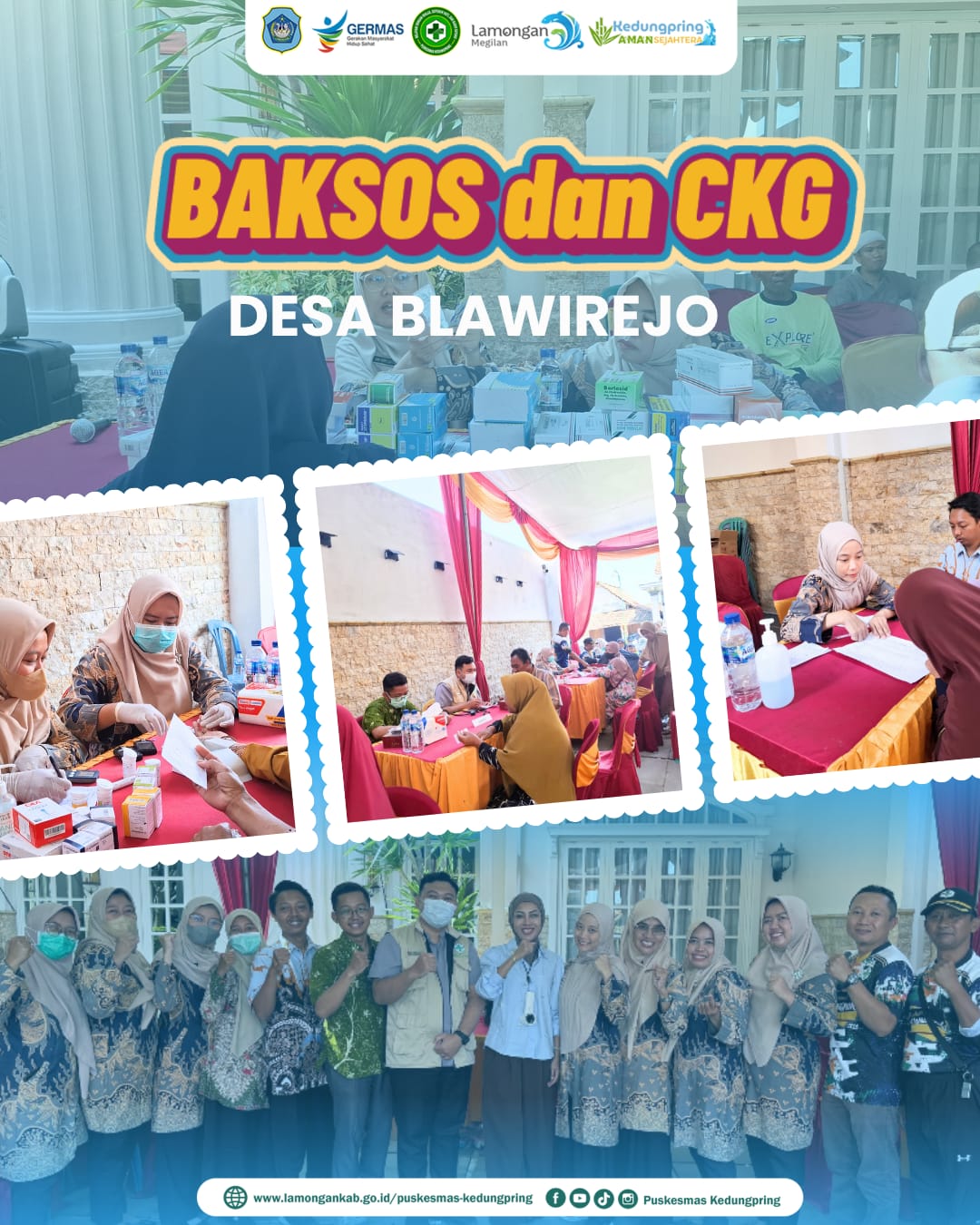 GIAT BAKSOS DAN CKG DI DESA BLAWIREJO