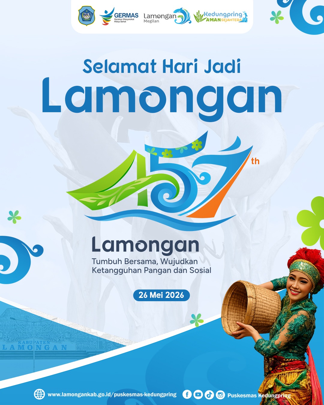 SELAMAT HARI JADI LAMONGAN KE 457 TAHUN