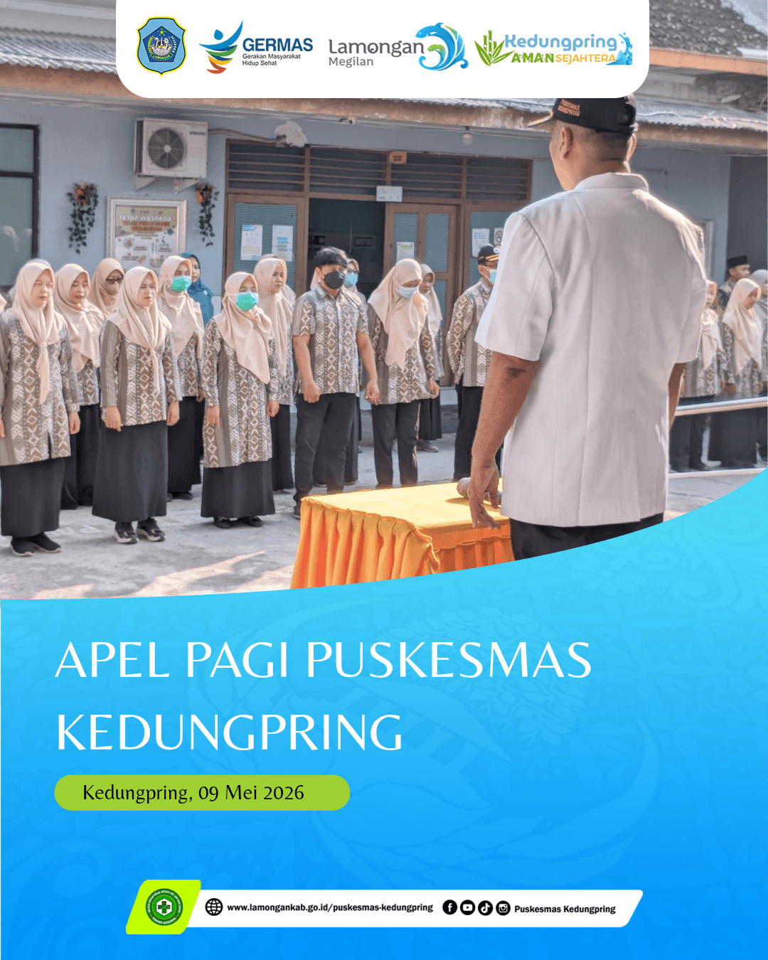 Foto: APEL PAGI PUSKESMAS KEDUNGPRING
