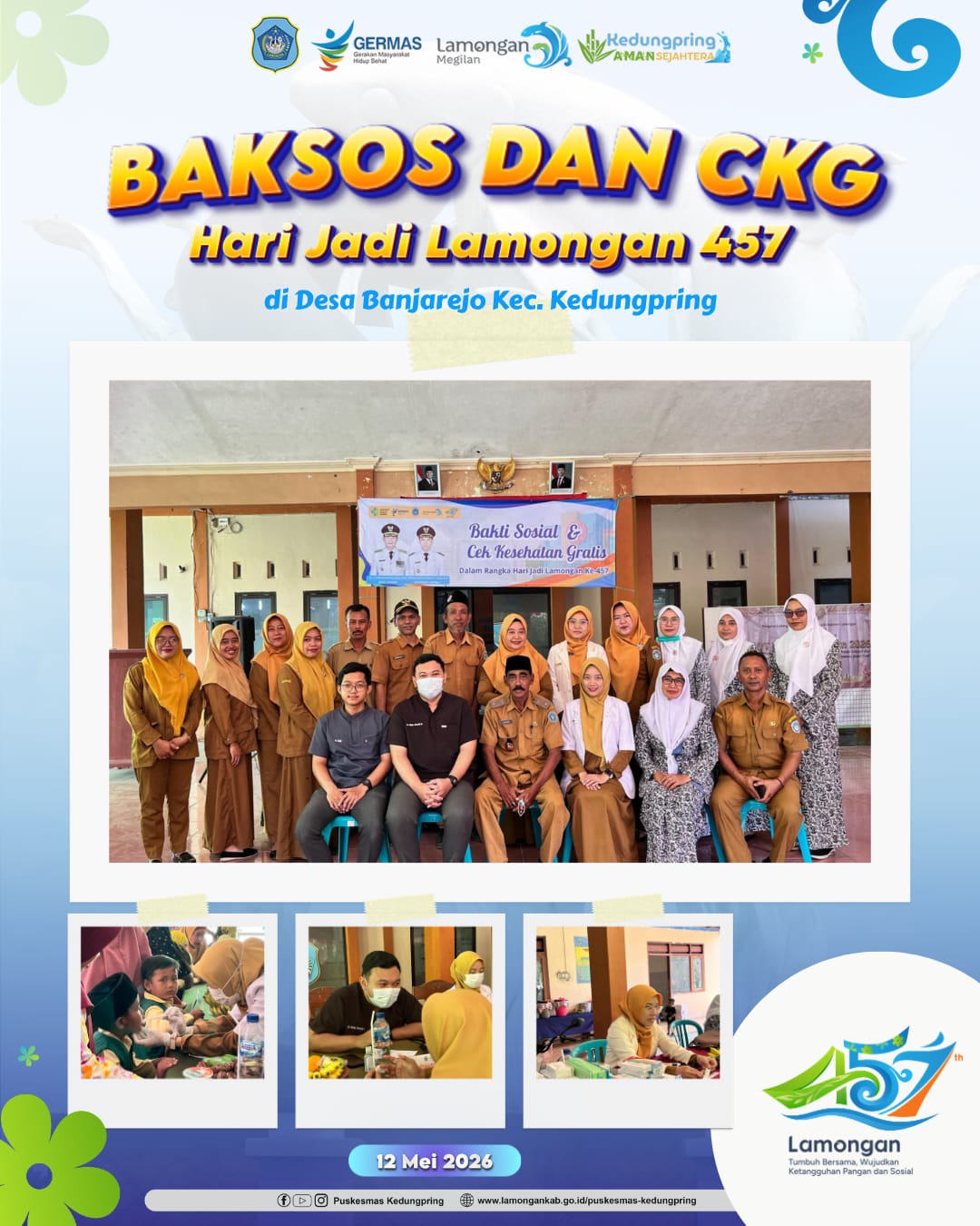 Foto: GIAT BAKSOS DAN CKG DALAM RANGKA HARI JADI LAMONGAN 457 TAHUN