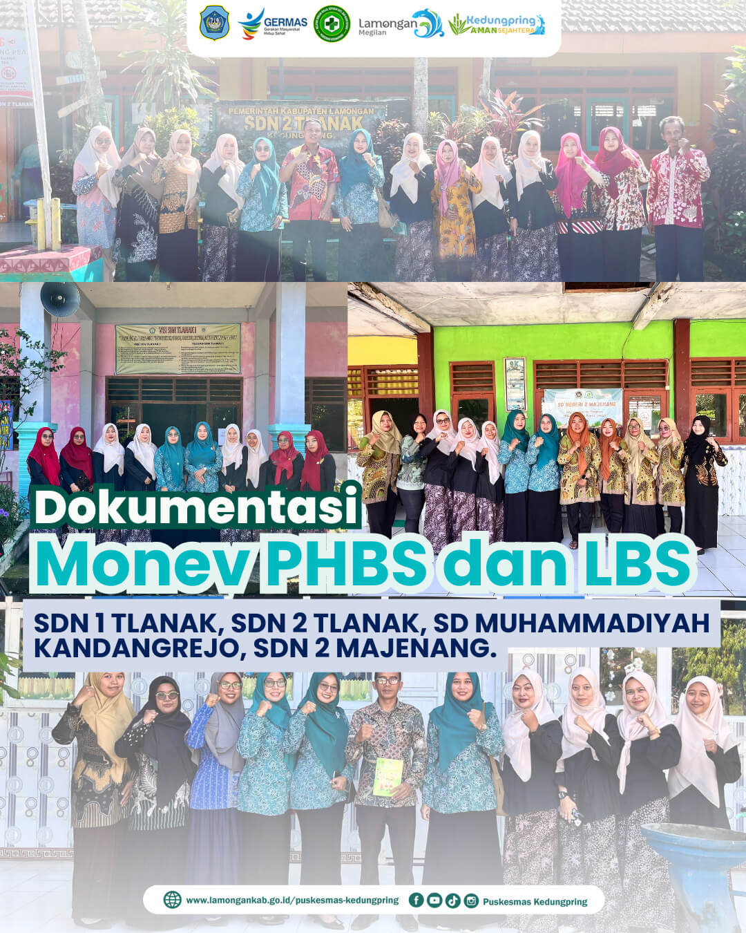 Foto: PEMBINAAN PHBS DAN LBS (SDN 1 TLANAK, SDN 2 TLANAK, SD MUHAMMADIYAH, SDN MAJENANG)