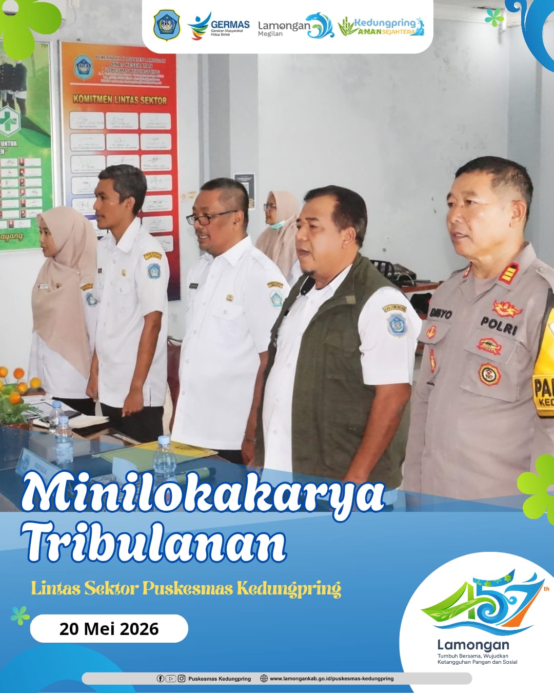 Foto: MINILOKAKARYA TRIBULANAN LINTAS SEKTOR PUSKESMAS KEDUNGPRING