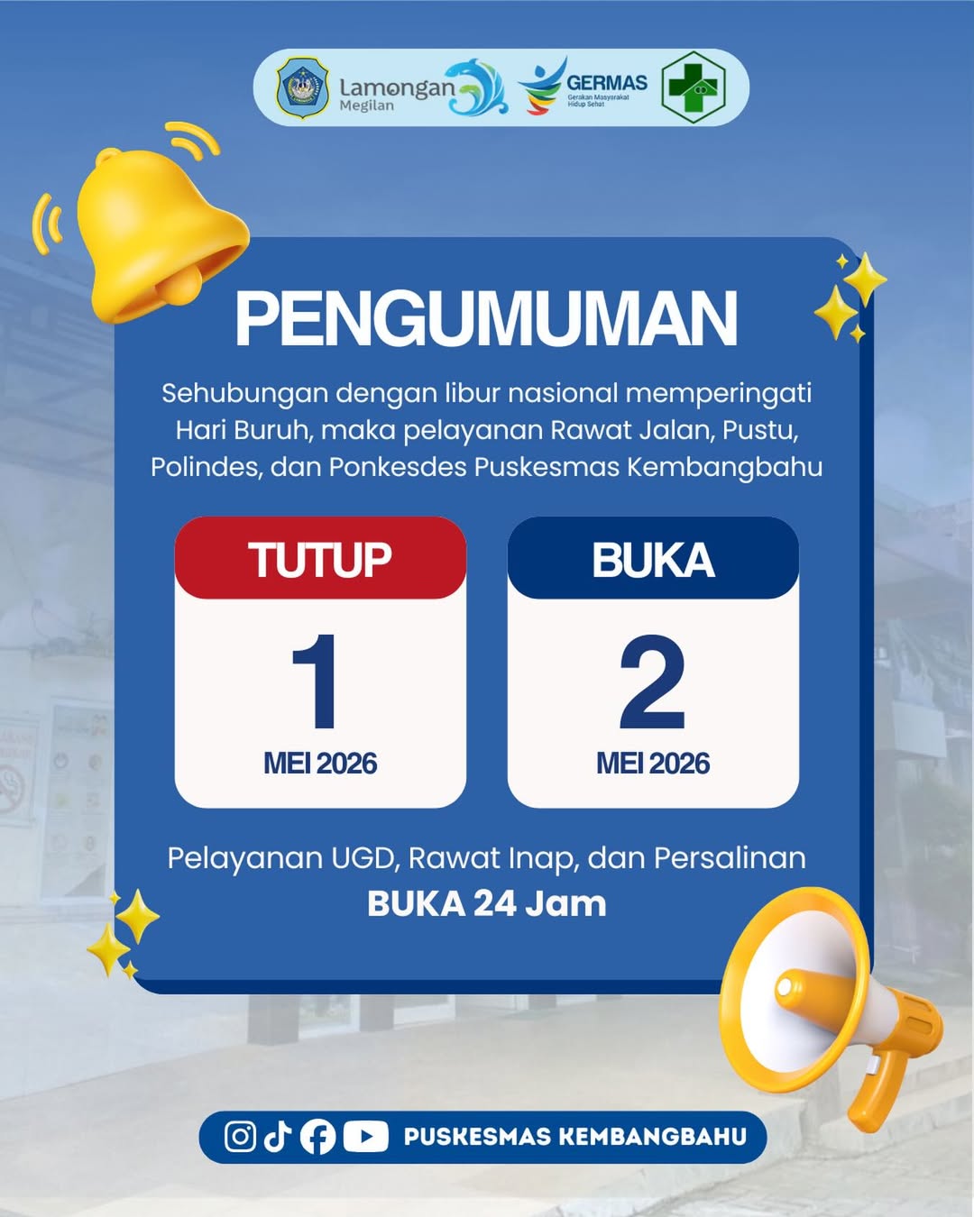 Pengumuman Libur Nasional dalam rangka memperingati Hari Buruh