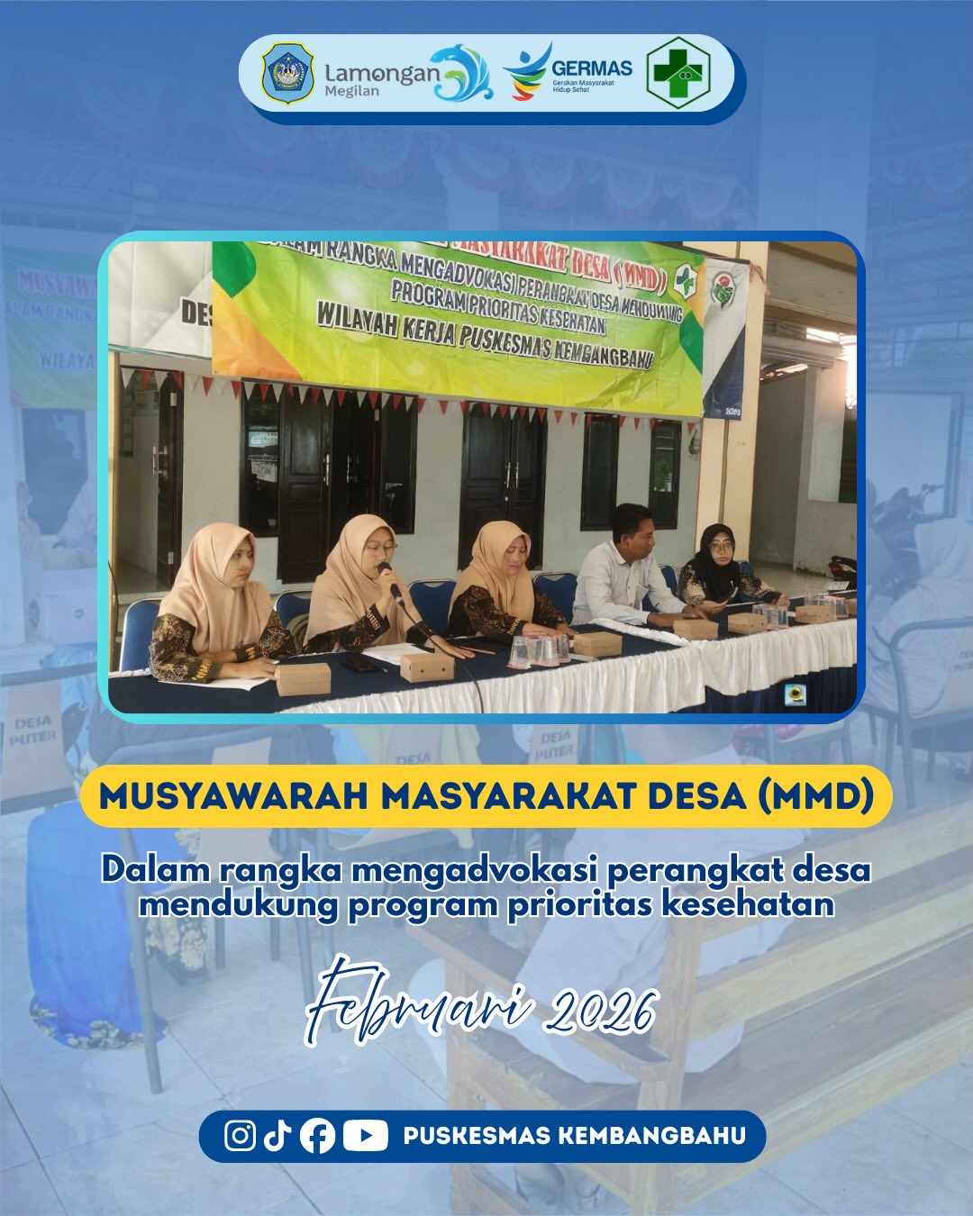 Foto: KEGIATAN Musyawarah Masyarakat Desa (MMD)