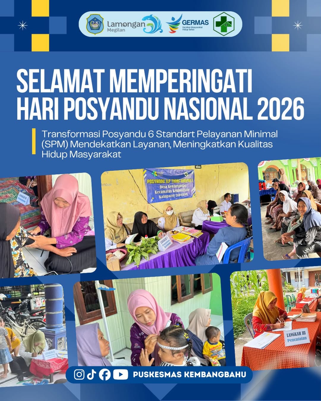 Foto: Kegiatan Posyandu 6 SPM Dalam rangka memperingati Hari Posyandu Nasional 2026