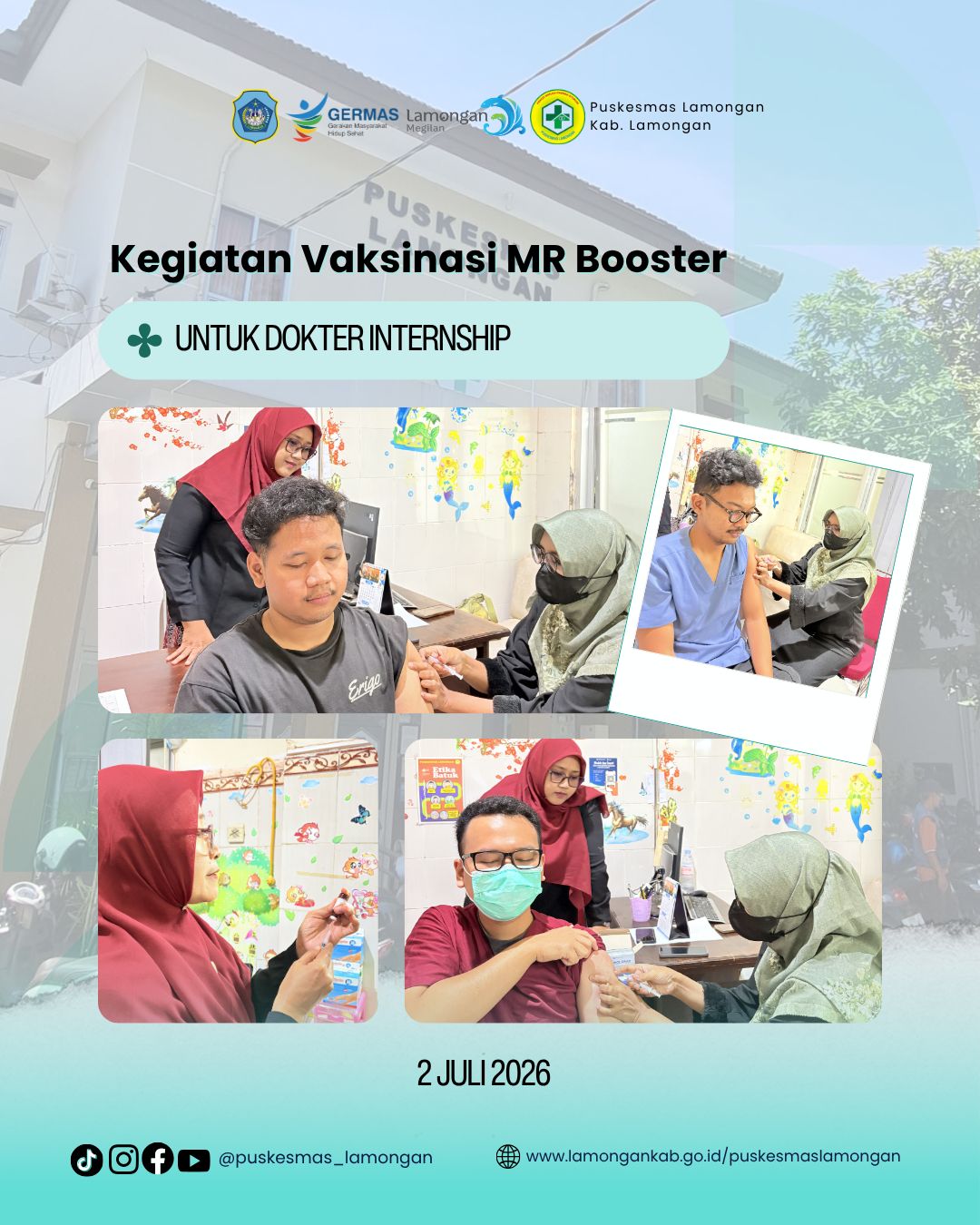 Foto: VAKSINASI MR BOOSTER BAGI DOKTER INTERNSHIP