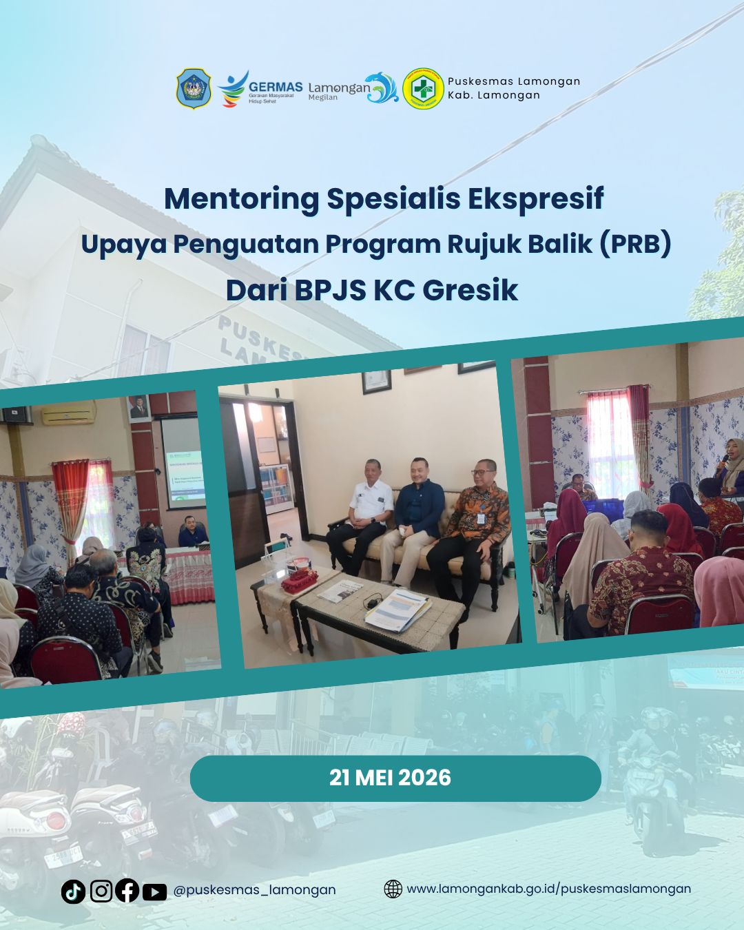 Foto: MENTORING SPESIALIS EKSPRESIF SEBAGAI UPAYA PENGUATAN PRB DARI BPJS KC GRESIK