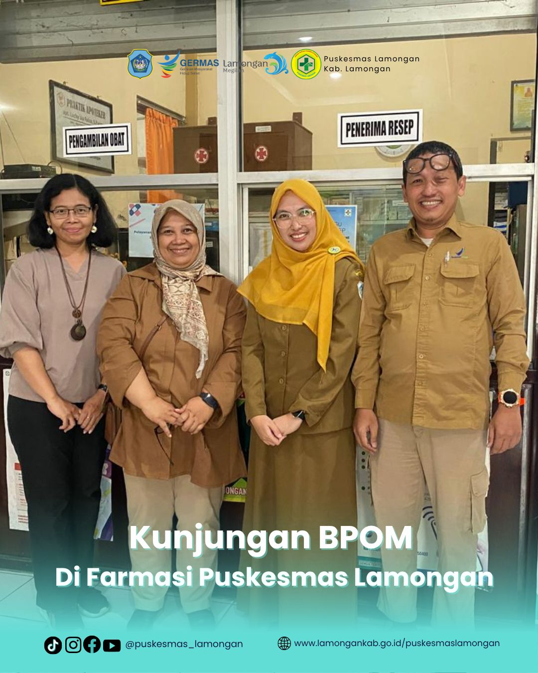 Foto: Kunjungan BPOM di Farmasi Puskesmas Lamongan