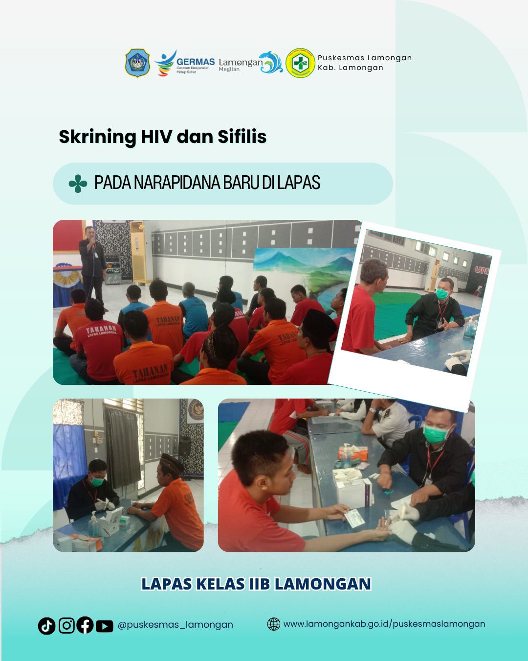 SKRINING HIV DAN SIFILIS BAGI NAPI BARU DI LAPAS