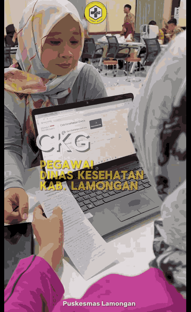 Foto: CKG DI DINAS KESEHATAN KABUPATEN LAMONGAN