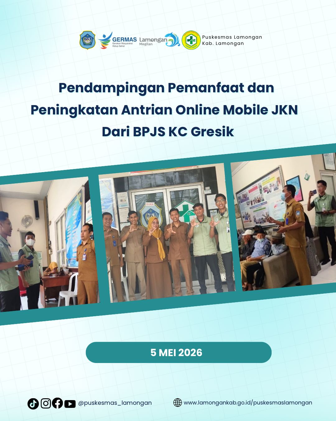 Foto: PENDAMPINGAN PEMANFAATAN & PENINGKATAN ANTRIAN ONLINE