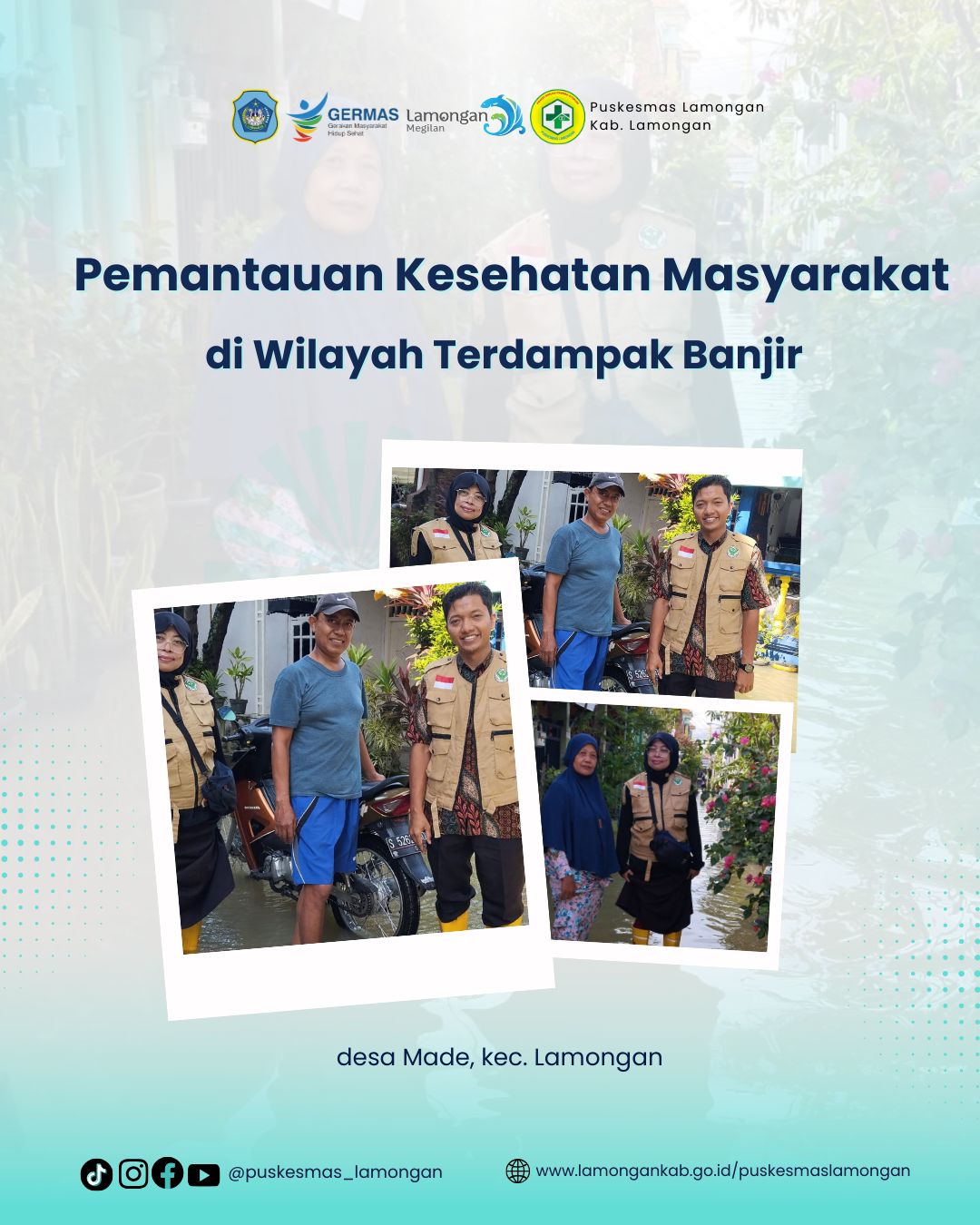 Foto: Pemantauan Kesehatan Masyarakat di Wilayah Terdampak Banjir