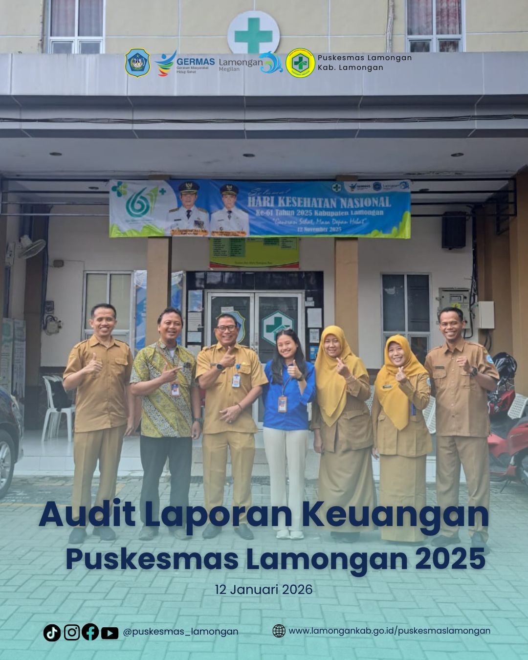Audit Eksternal Laporan Keuangan Puskesmas Lamongan 2025