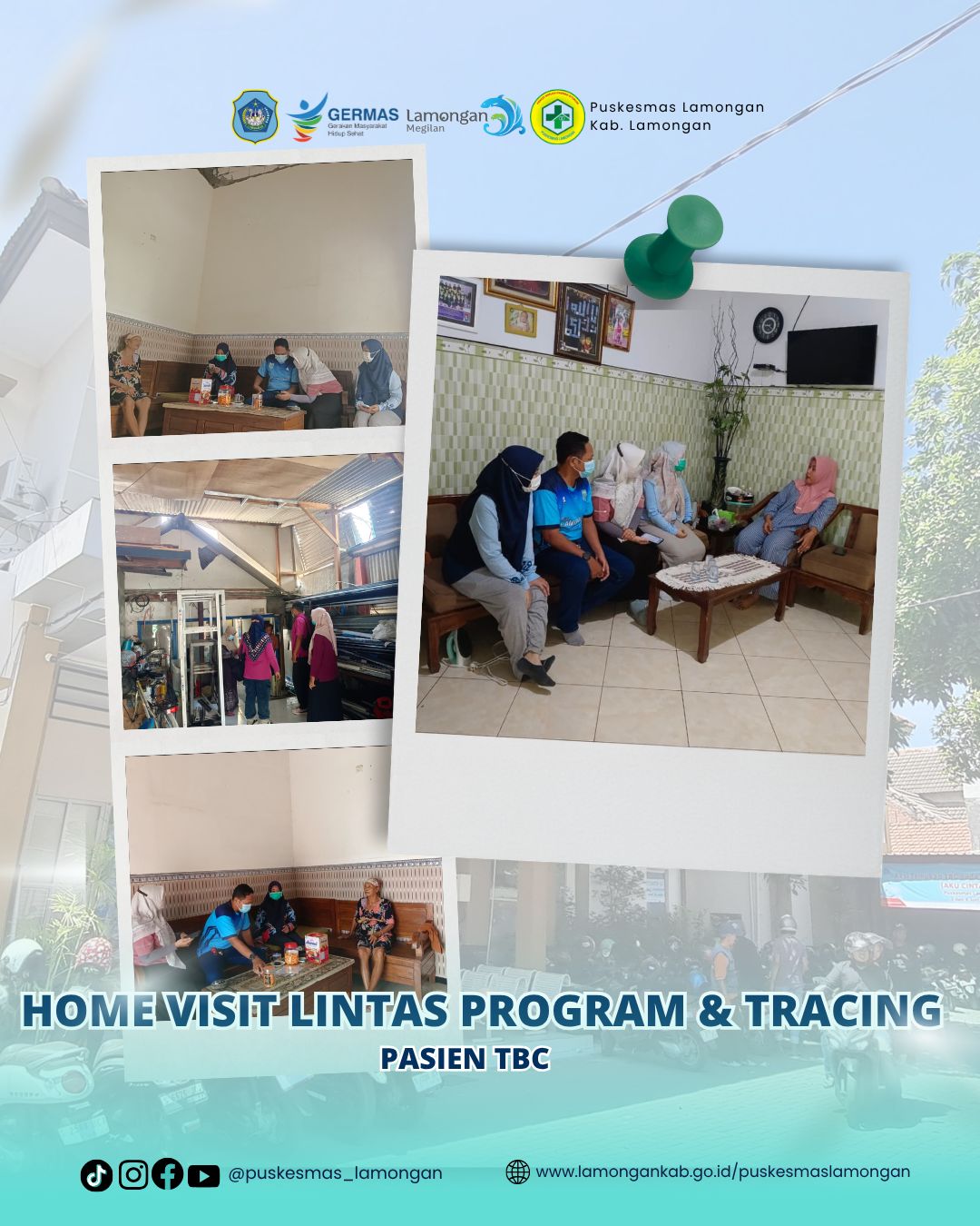 Foto: HOMEVISIT LINTAS PROGRAM & TRACING KONTAK ERAT PASIEN TBC