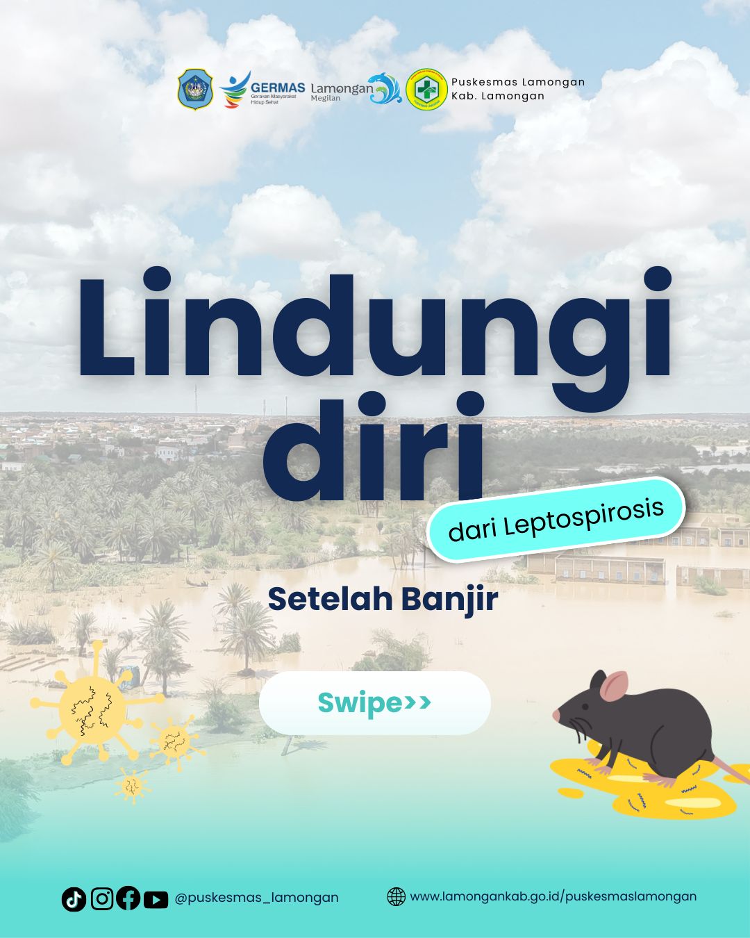 Foto: Lindungi Diri dari Leptospirosis Setelah Banjir