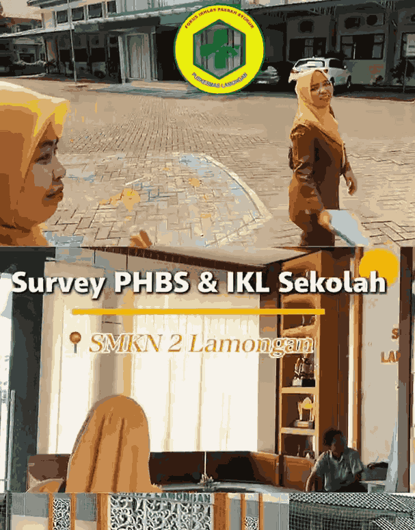 Foto: SURVEI PHBS & IKL SEKOLAH DI SMKN 2 LAMONGAN