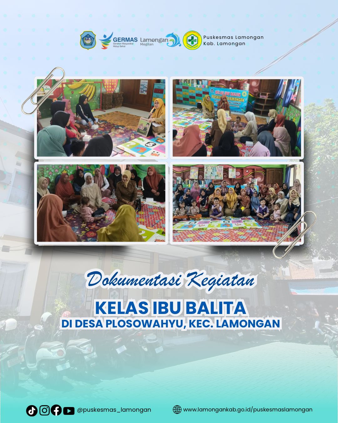 Foto: Kelas Ibu Balita Desa Plosowahyu, Kecamatan Lamongan