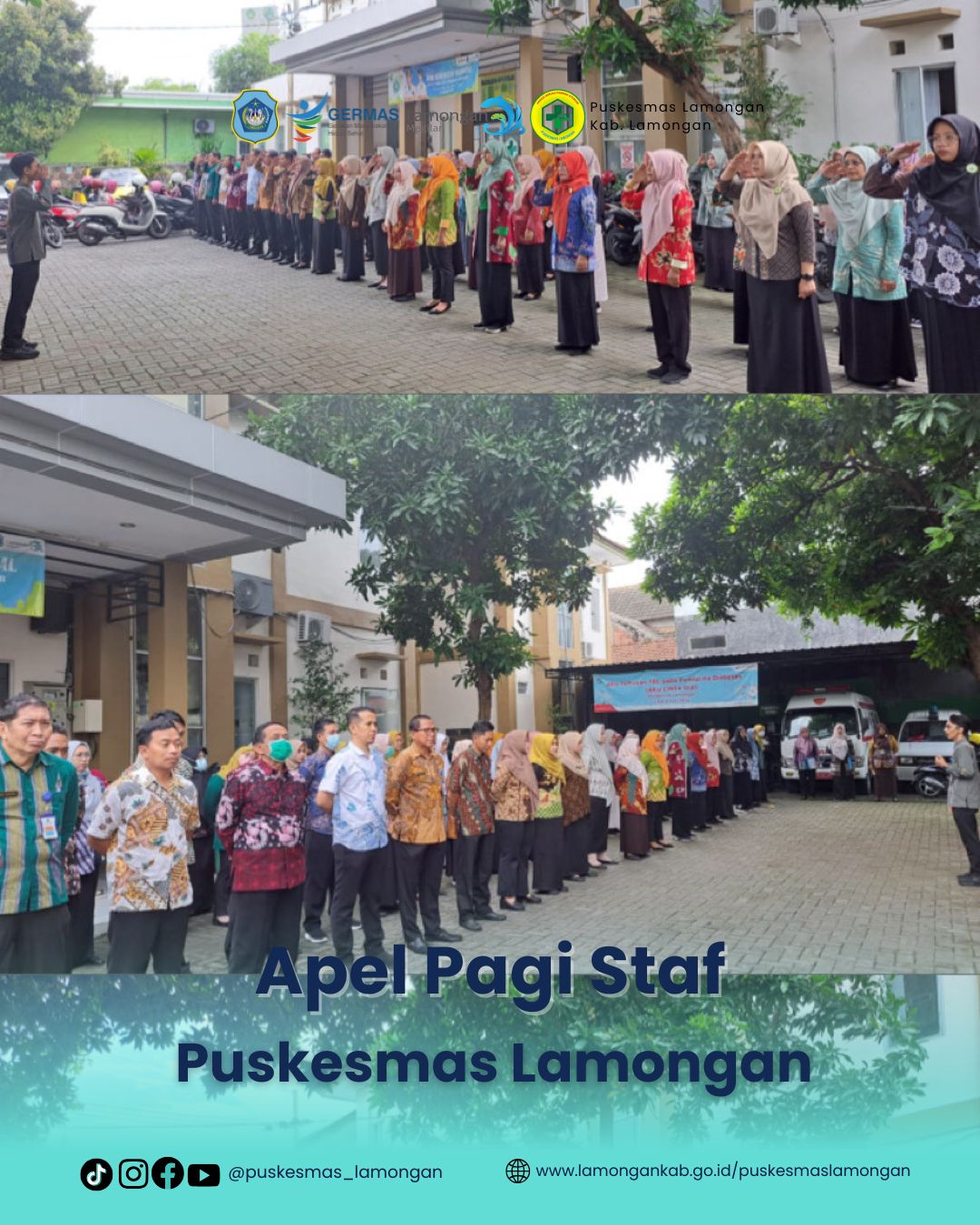 Foto: Apel Pagi Staf Puskesmas Lamongan Januari 2026