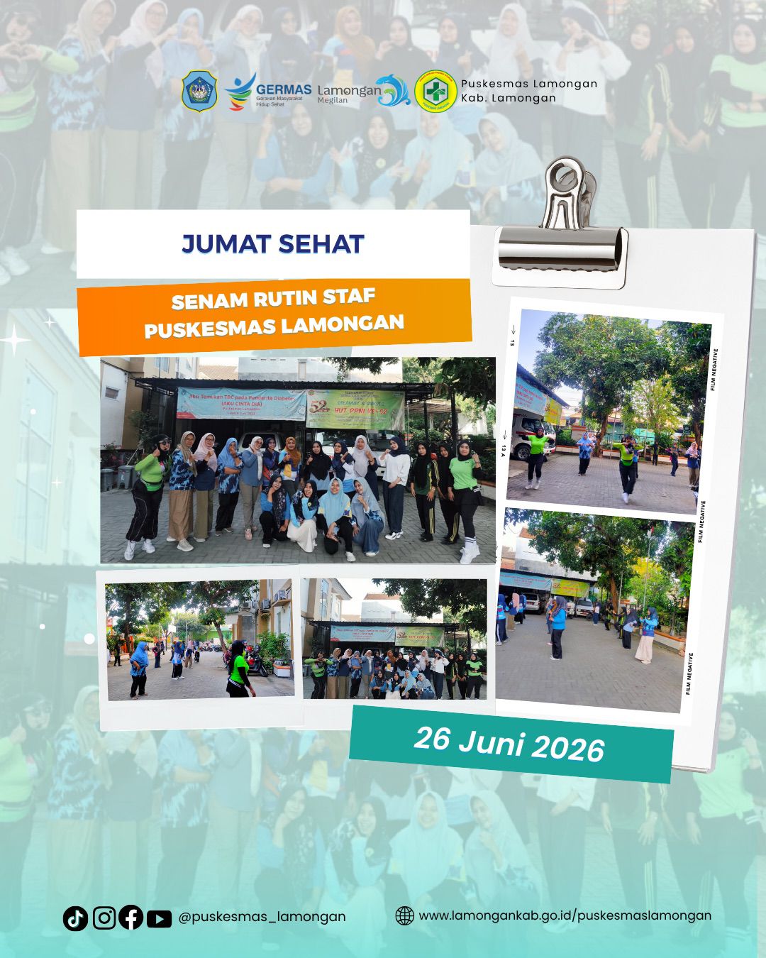 Foto: JUMAT SEHAT STAF PUSKESMAS LAMONGAN